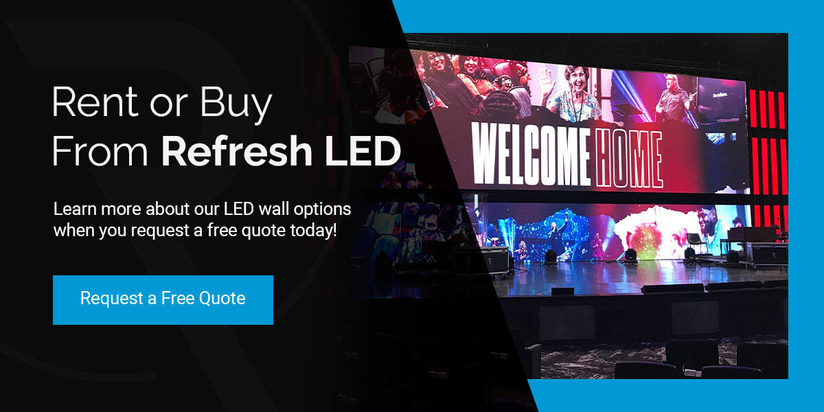 Renting Vs. Buying an LED Wall 
