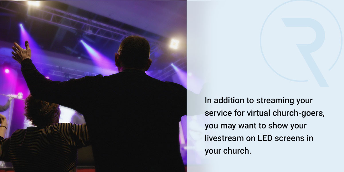 Putting Your Livestream on Screens in Your Church