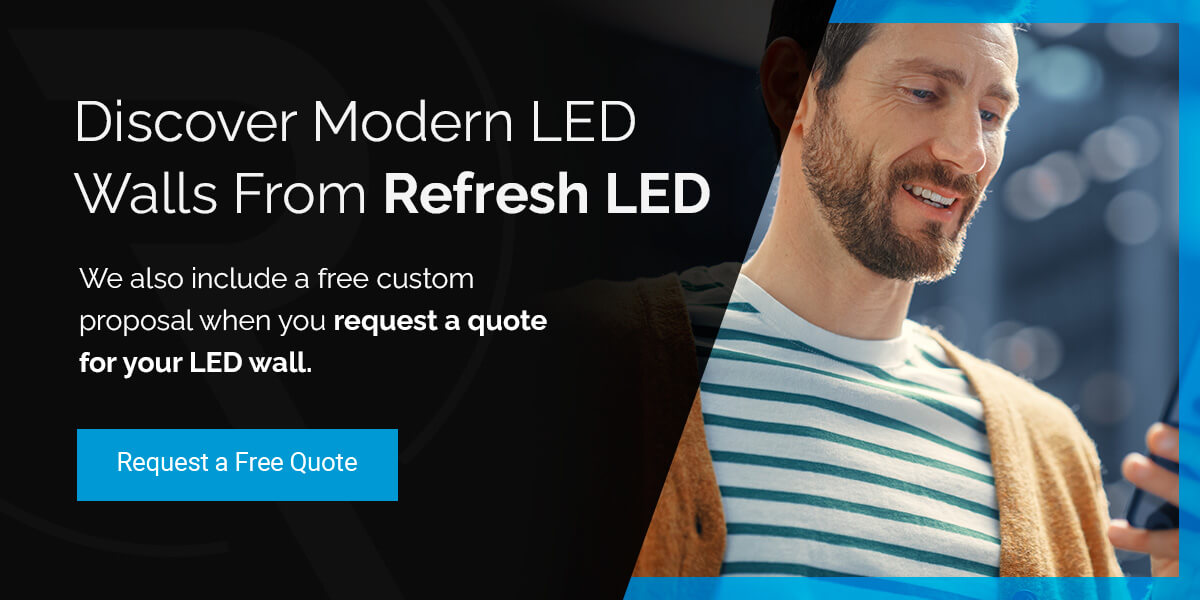 Discover Modern LED Walls From Refresh LED 