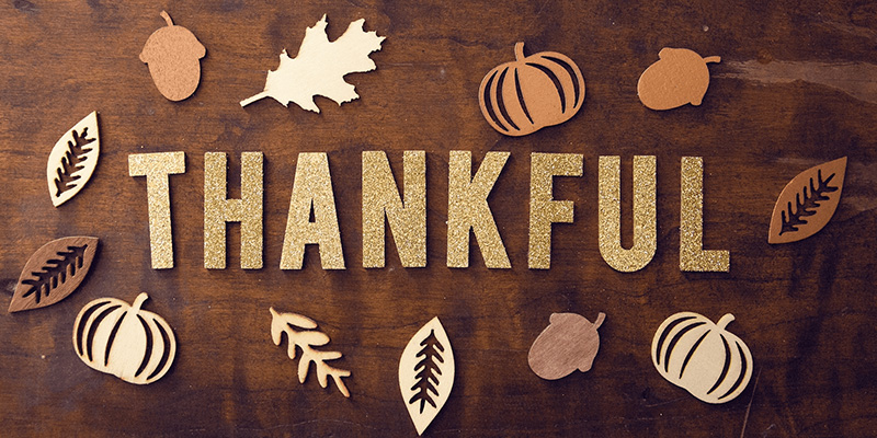 thankful thanksgiving message to clients from Refresh LED