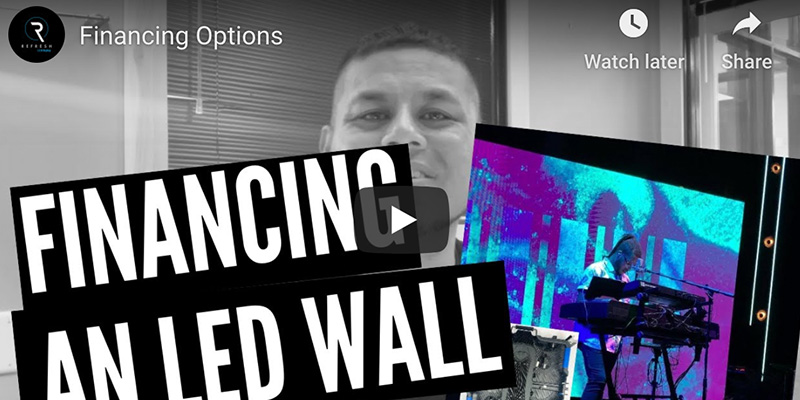 financing an led wall system